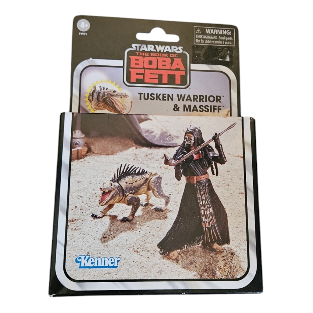 Star Wars Vintage Collection The Book of Boba Fett Tusken Warrior & Massiff 3.75
